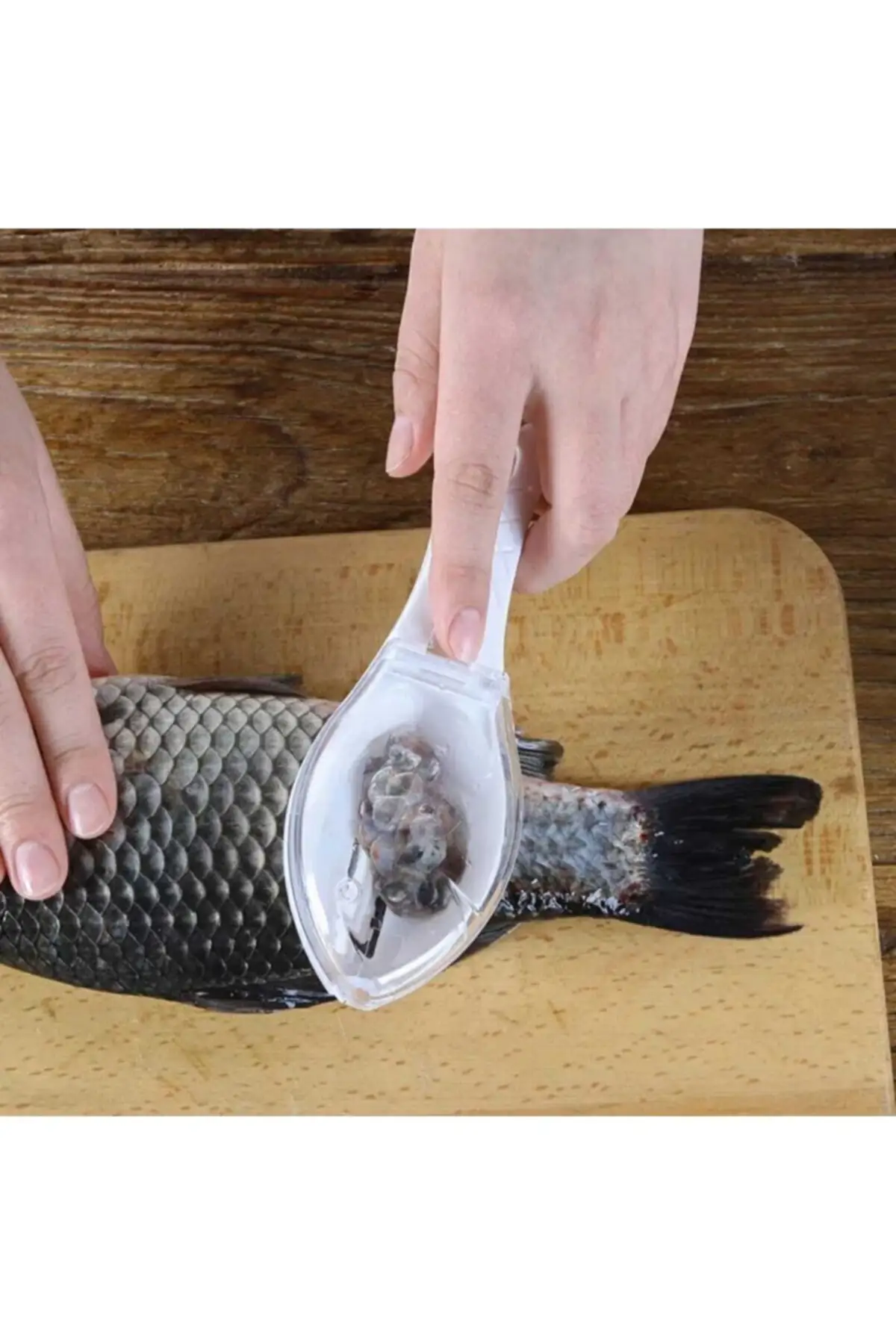 Прибор для чистки рыбьей чешуи, полезный и практичный очиститель рыбьей чешуи, 1 шт.