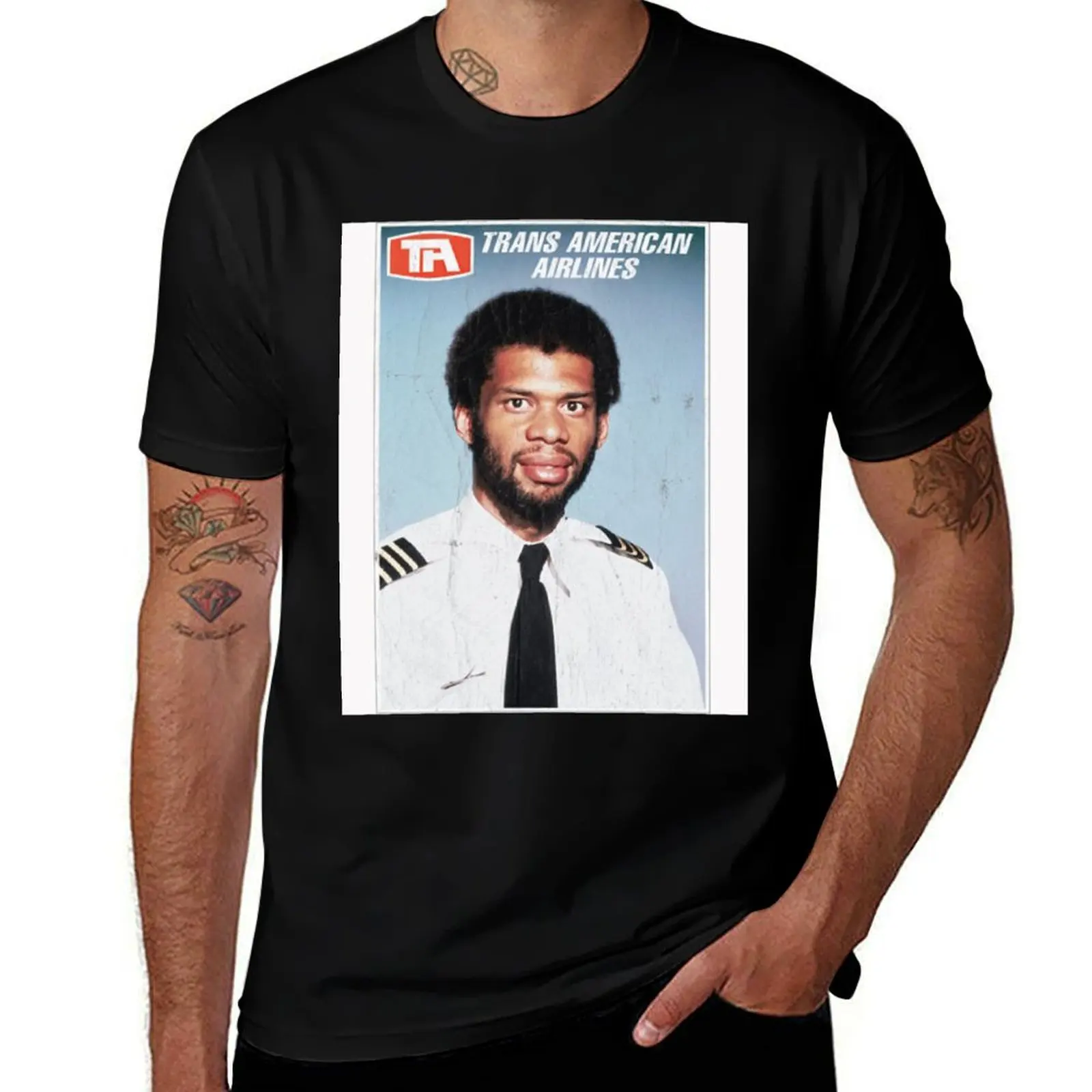 

Airplane T-ShirtFlight Engineer Roger Murdock Trans American Airlines (Distressed) T-Shirt T-Shirt