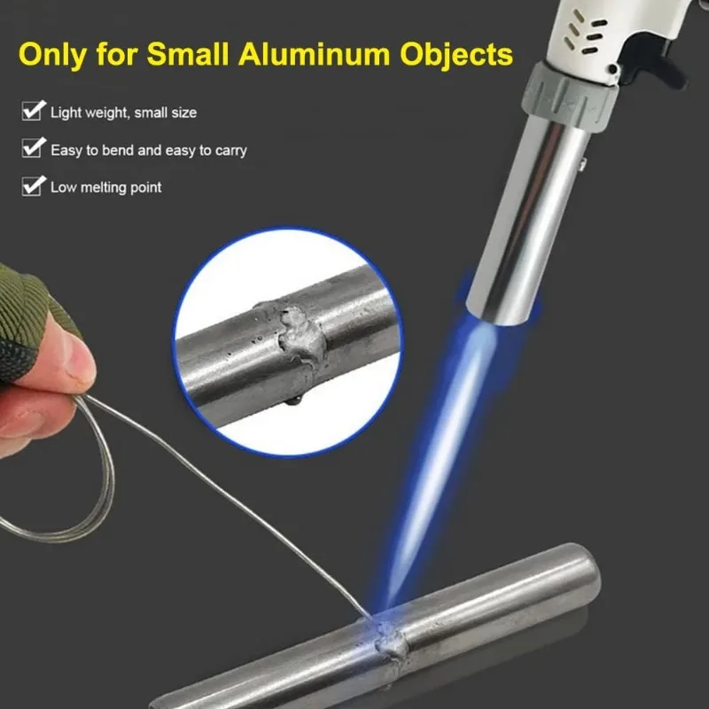 High-quality Welding Rod Copper And Aluminum Flux Cored Wire 2mm Universal Low Temperature Easy Melt Silver Weld Rods Accessory
