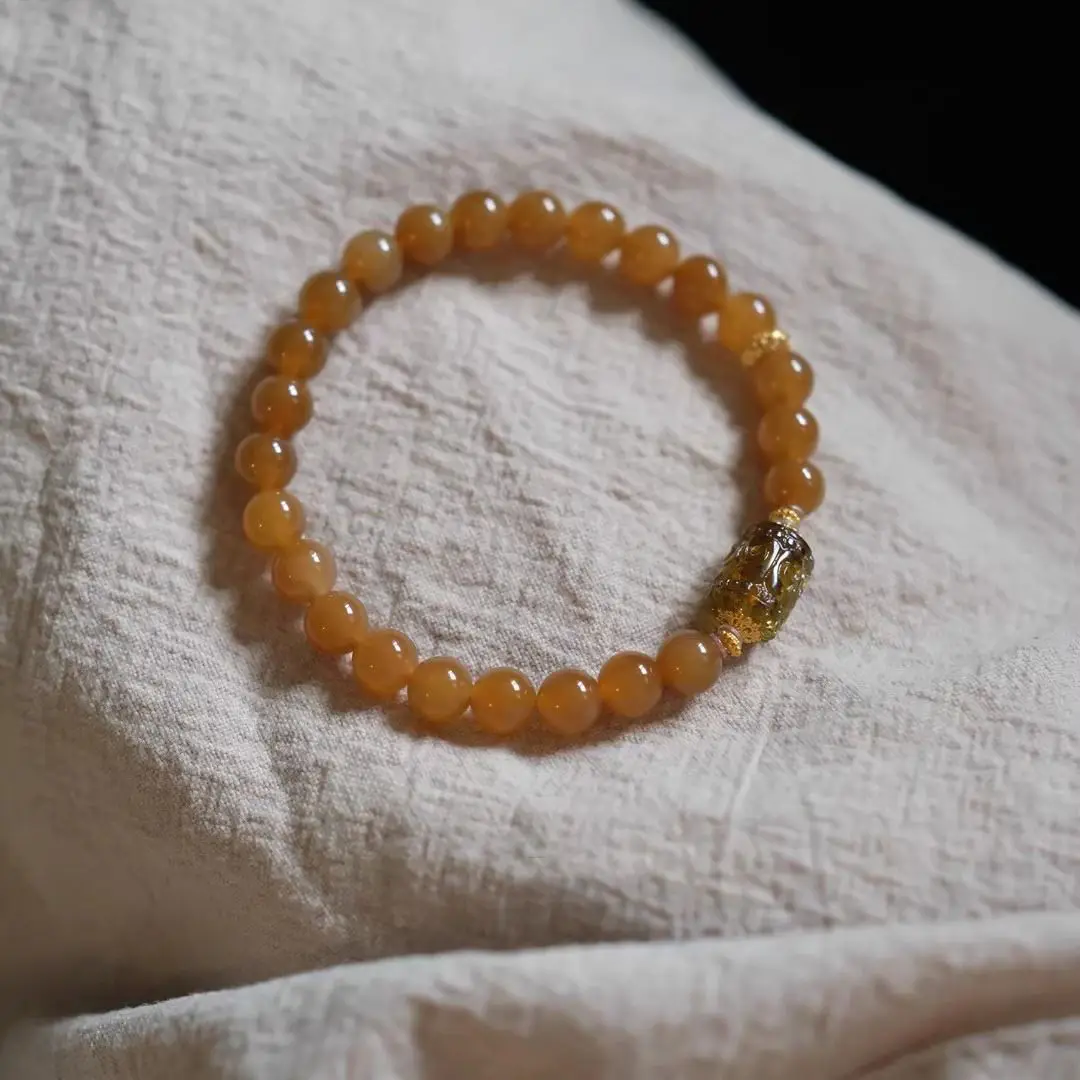 

New Chinese Style Tourmaline Bracelet for Women Light Luxury High-End Vintage Whitening Elegant Jewelry