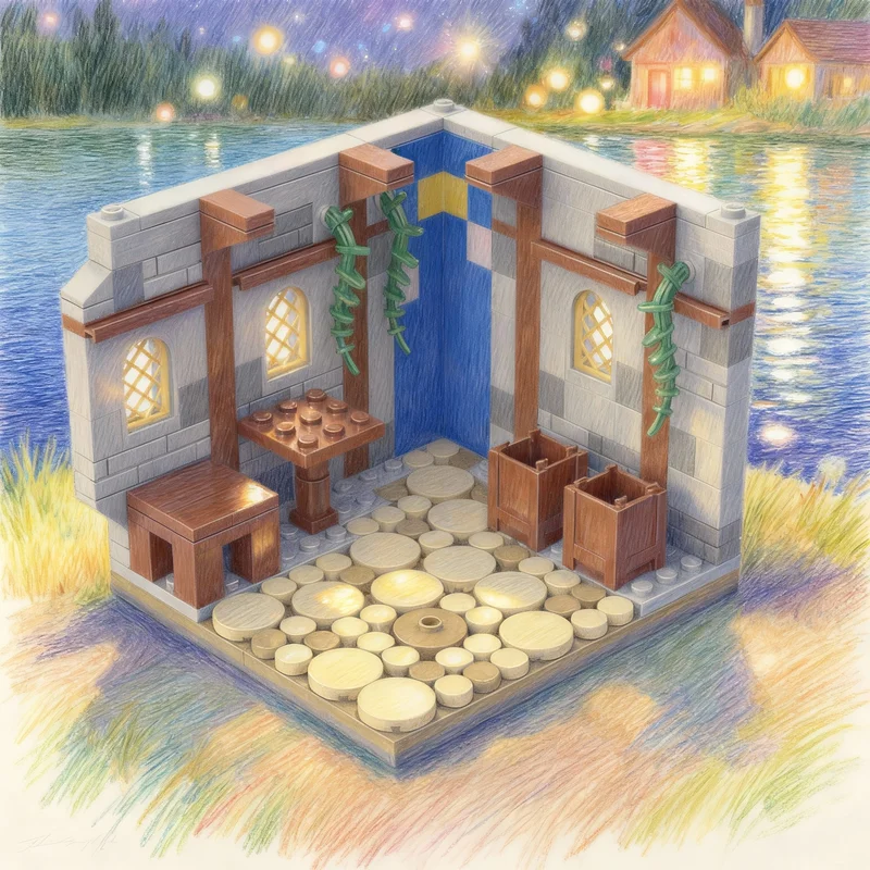 

228pcs MOC Dungeons And Dragons Elf Bard Display Collectible Minifigures Model Building Blocks DIY Gift Creative Decor Premium