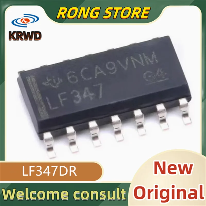 10 قطعة LF347 جديدة ومبتكرة LF347DR LF347D 347DR SOP14