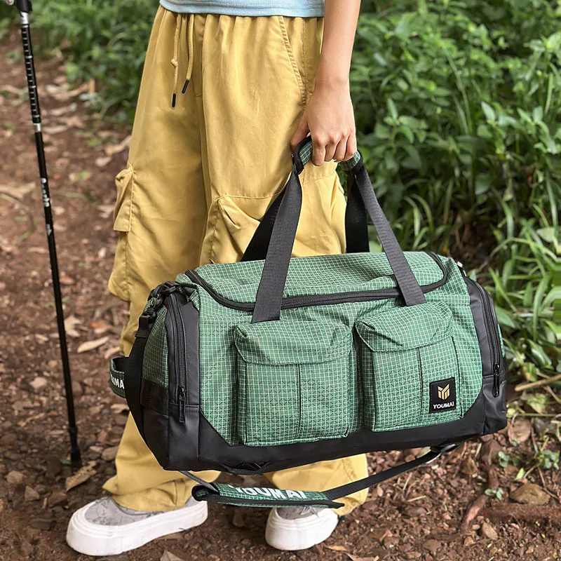 large-capacity-outdoor-travel-bag-unisex-sports-fitness-bag-multifunctional-shoulder-bag-handheld-backpack-short-trip-luggage