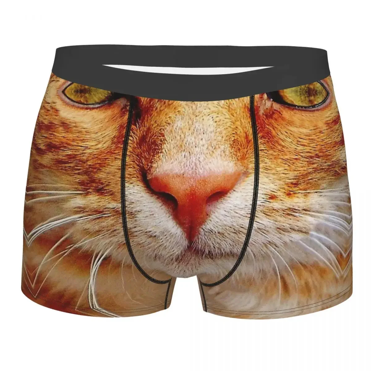 Cat Mouth Face Underpants Homme Panties Men's Underwear Comfortable Shorts Boxer Briefs