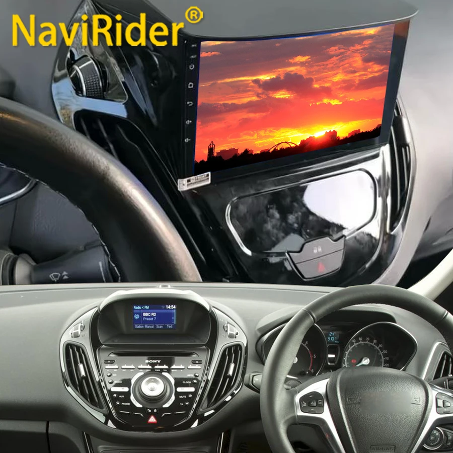 Y 9'' For Ford B-Max For Ford Transit Courier For Ford Tourneo 2012-2017 Car Multimedia Radio Player Stereo WIFI CarPlay BT GPS