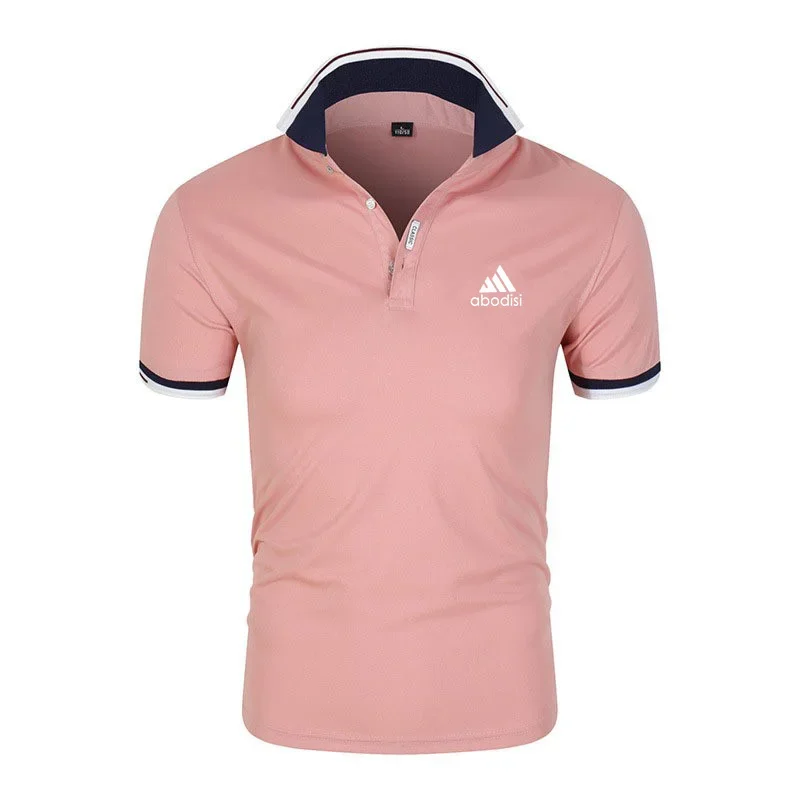 Summer men's golf casual POLO shirt Luxury wearing top High quality breathable men's polo shirt new short sleeve T-shirt new