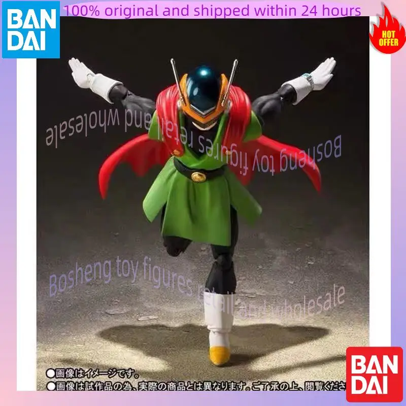Original BANDAI S.H.Figuarts gran Saiyaman Son Gohan DRAGON BALL en Stock Anime colección de figuras de acción modelo Juguetes