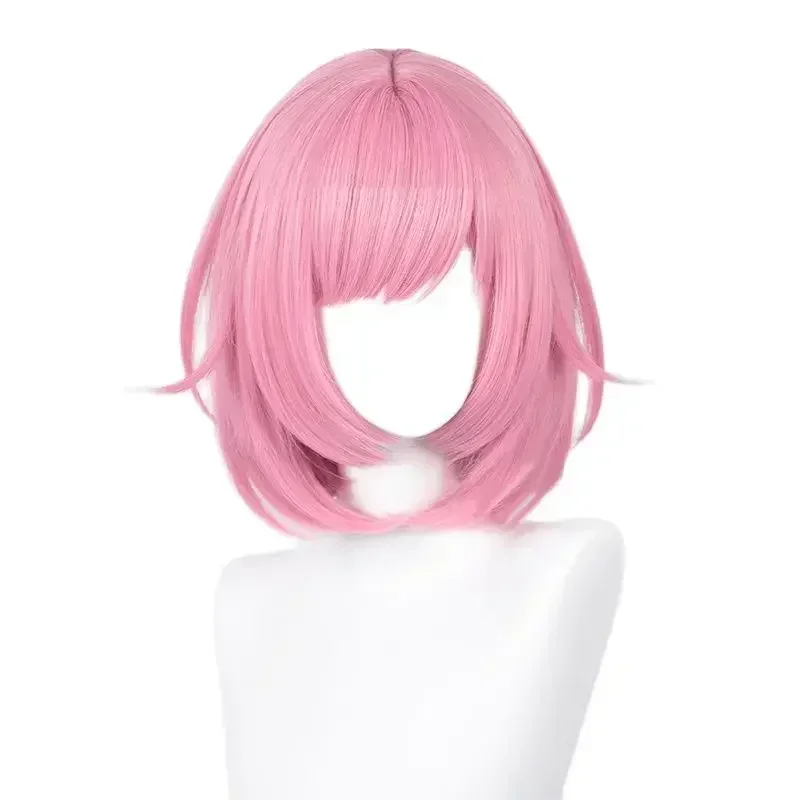 Ootori Emu Cosplay Wig Anime Project SEKAI COLORFUL STAGE! Emu Short Pink Heat Resistant Synthetic Wigs