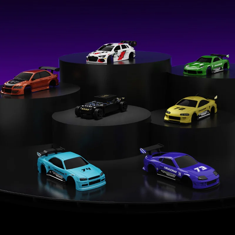 TURBO 1:76 C74 c73 c72 c71 Remote Control Racing Car Full Scale Rear-Wheel Drive Ultra-Miniature Simulation Model Boy's Toy Gift