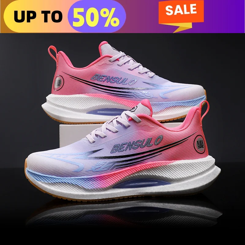 Men Sports Running Shoes Casual Marathon Carbon Plate Breathable Lightweight Comfortable Male Athletic Tenis Sneakers AirCushion
