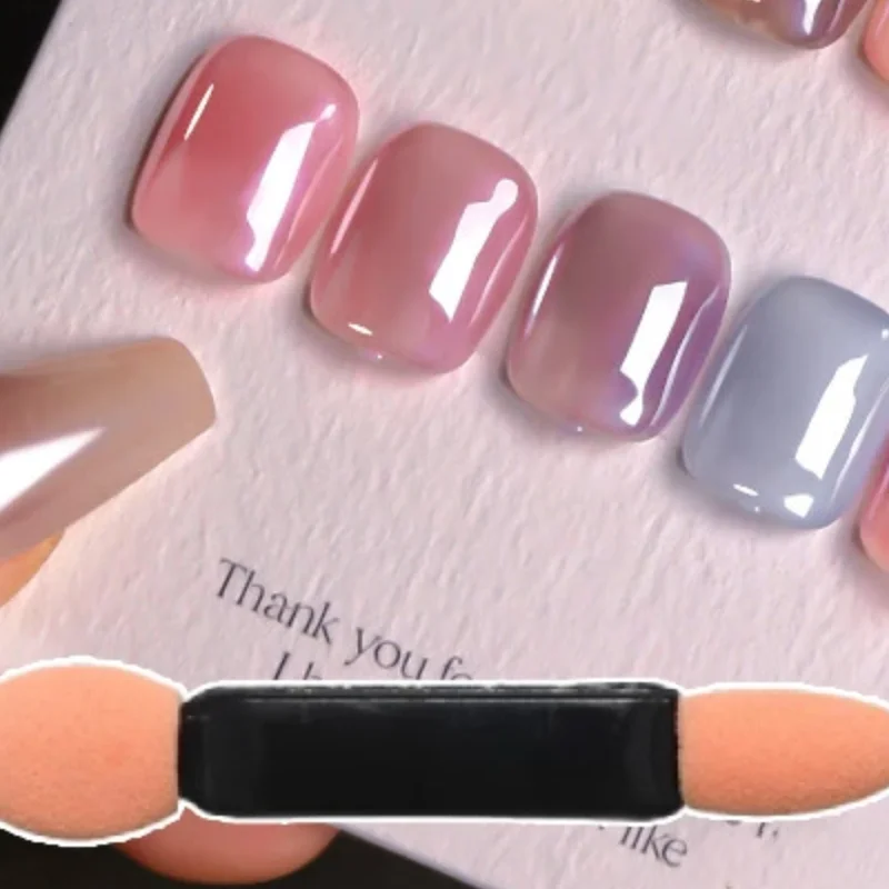 Aurora Pearl White Nails Glitter Dust Chrome Moonlight White Rubbing On Powder Shell Mirror Pigment Nail Art Supplies Decoration