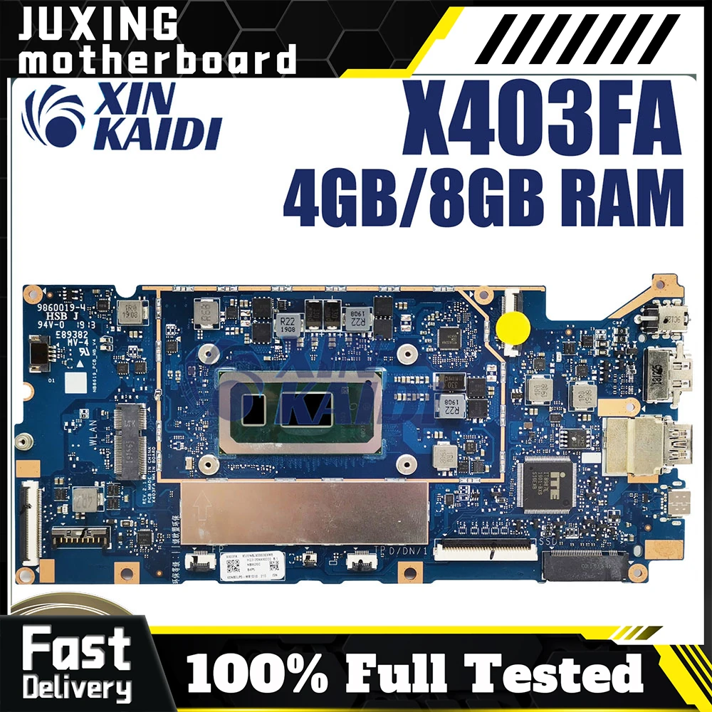 

X403FA для ASUS VivoBook ADOL14 I403F L403F A403F F403F X403FAC материнская плата ноутбука материнская плата