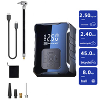 Car Mounted Wireless Electric Car Tire Inflator Pump Digital Inflation Pump Portable Air Pump Tire Inflator for Automotive Tires