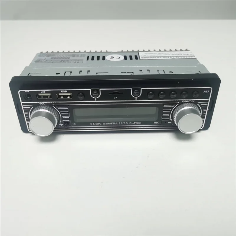 AA60-Pemutar MP3 Bluetooth Mobil, Mesin Spindel Tunggal, Radio Mobil, Pengisian Daya USB Ganda, Pemutar TF