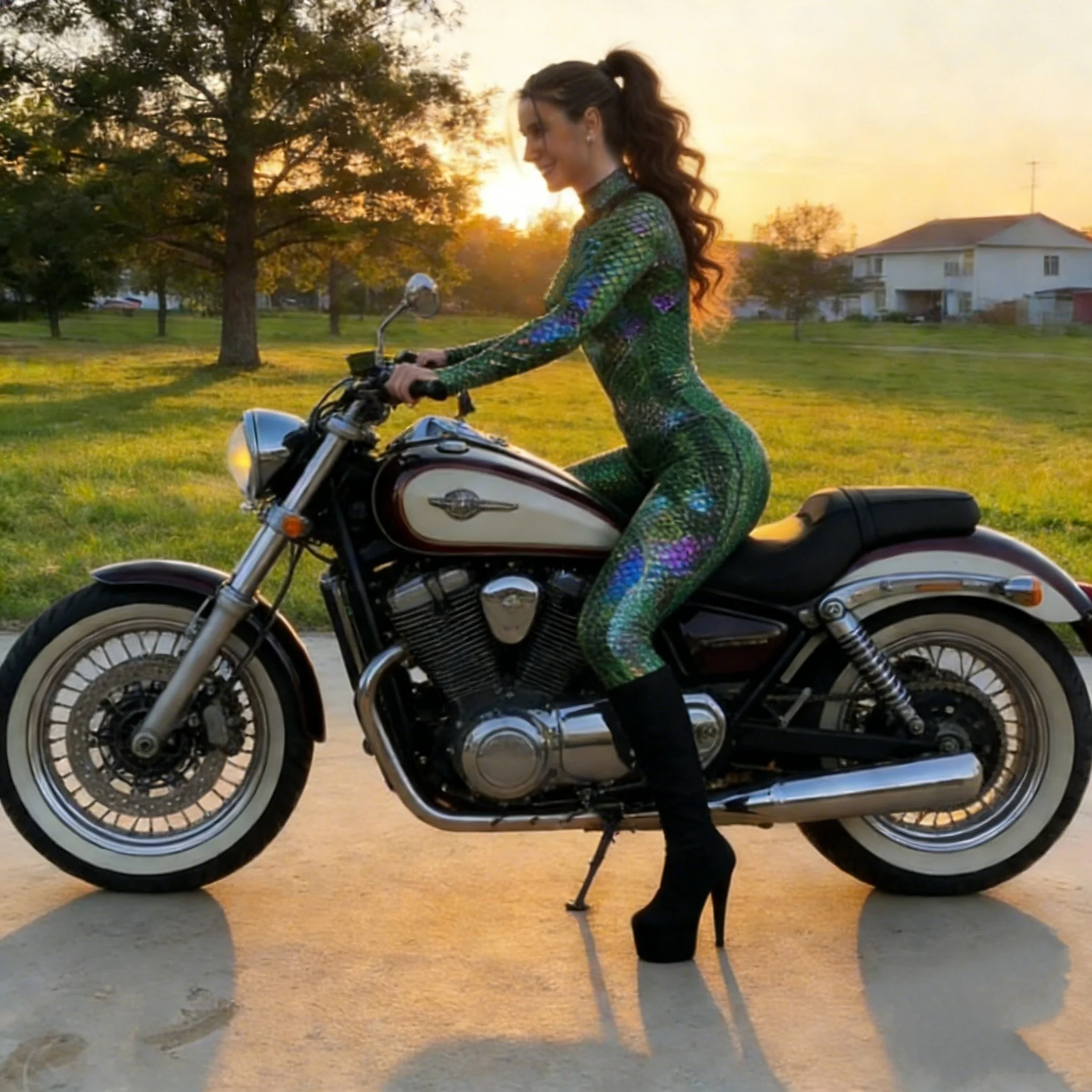 

Psychedelic Bodysuit Rave Costume Outfit Festival Clothing Psychedelic Catsuit Multicolor Print Skinny Slim Womens Jumpsuit