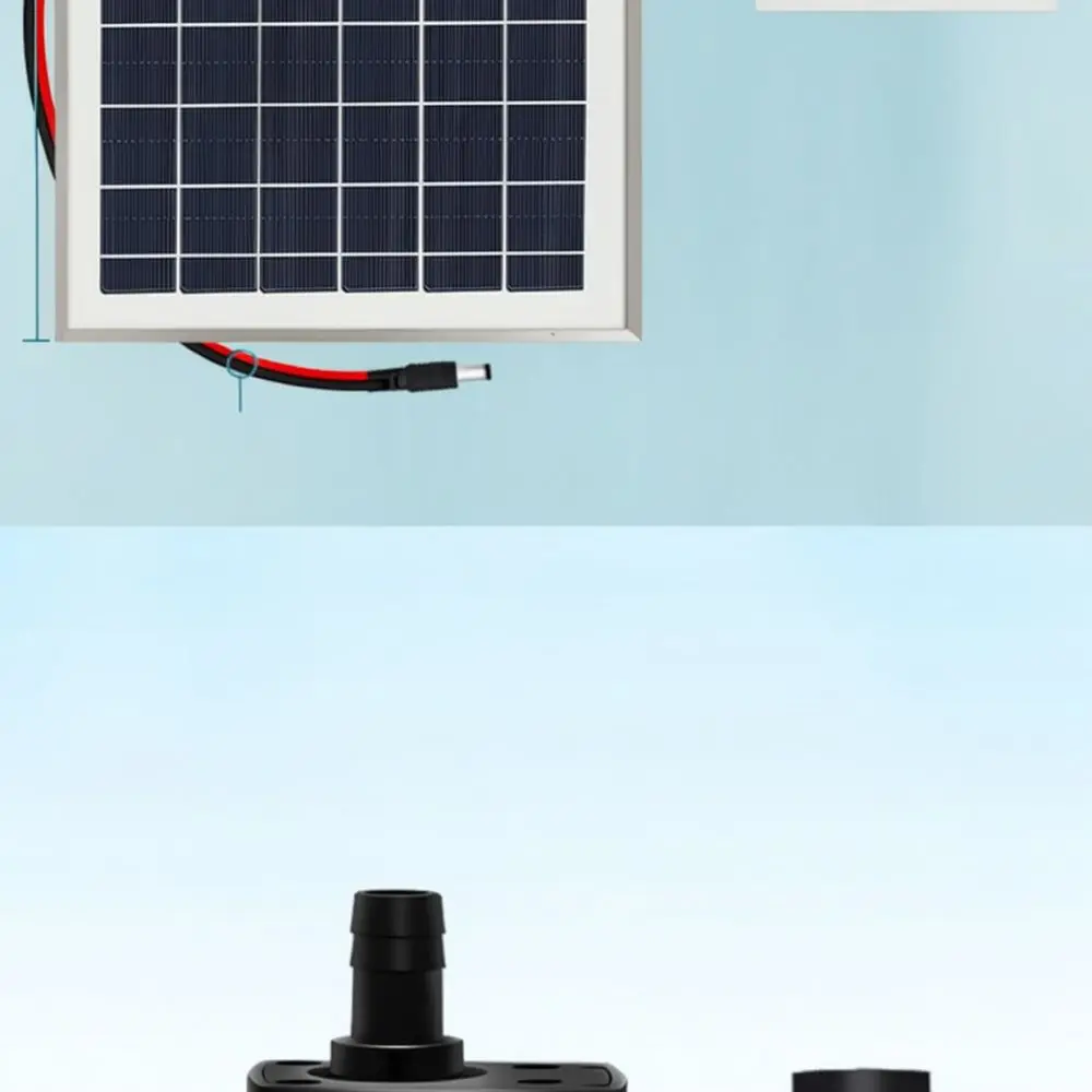 12V Solar Water Pump For Outdoor Pond Fountain Filtration Submersible Pump For Garden Rockery Water Feature Circulation view 4