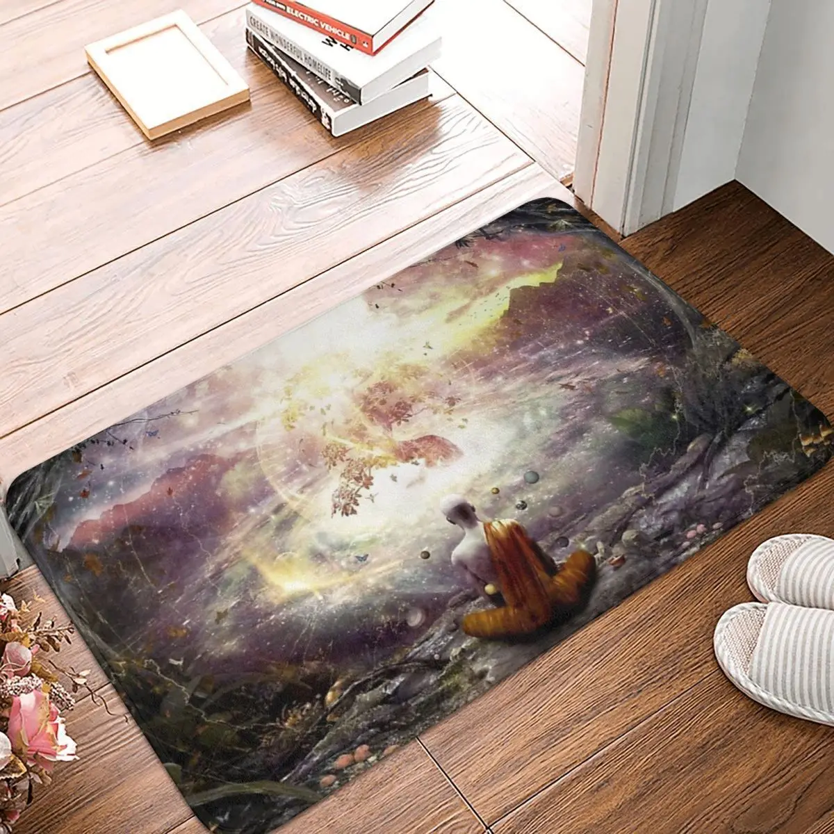 

Nature And Time 40x60cm Carpet Polyester Floor Mats Cute Style Bathroom Festivle Gifts