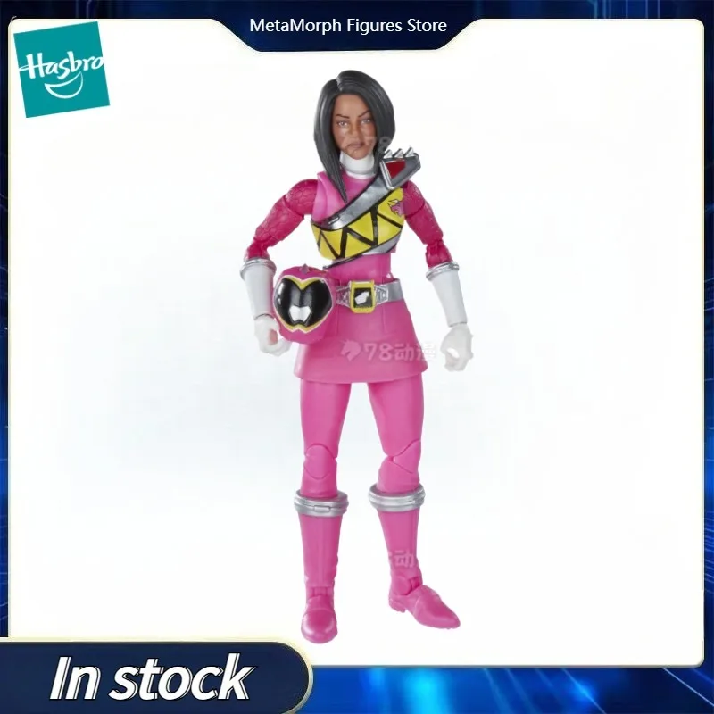 

Оригинальная коллекционная фигурка Pink Ranger из серии Hasbro Power Rangers Lightning Collection Dino Charge, модель аниме-фигурки, коллекционная игрушка