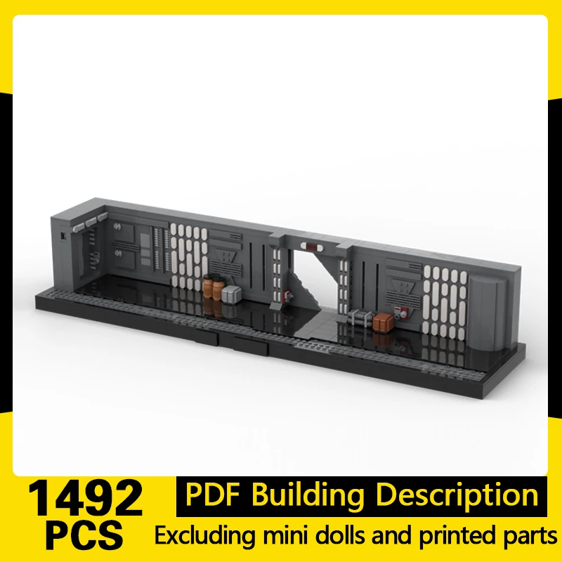 

Star Movies Model MOC Building Bricks Space Hallway Diorama Modular Technology Gifts Holiday Assemble Children Toys Suit