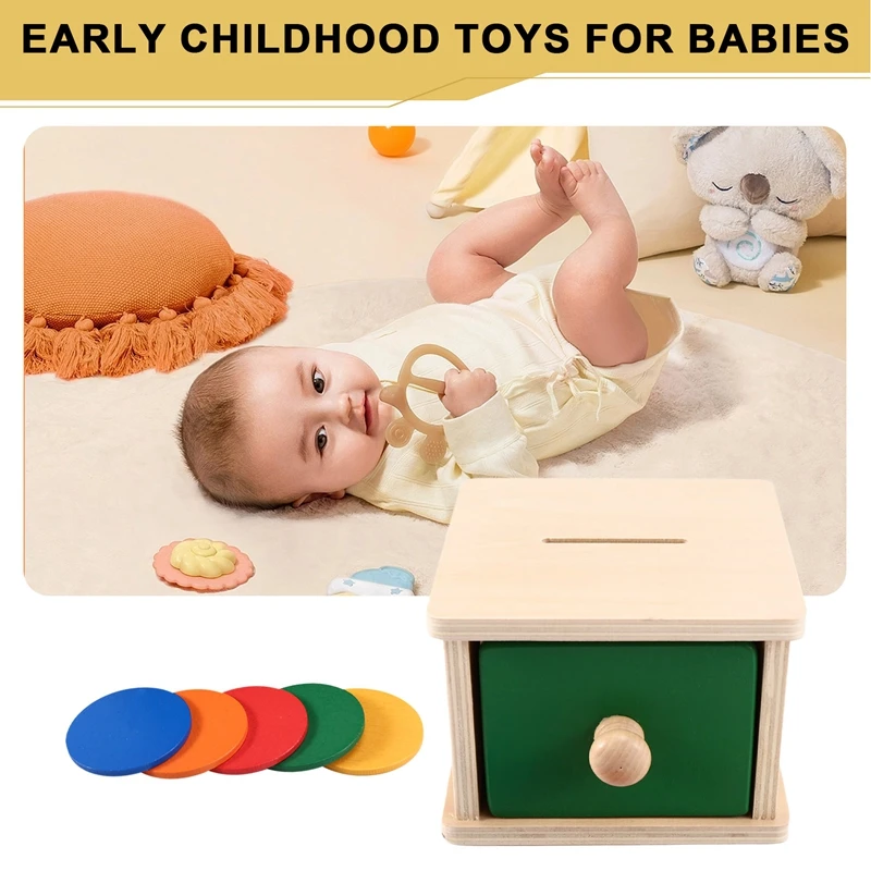 어린이 나무 동전 상자 서랍 게임 다채로운 나무 동전 - Kids Toys Drawers 리뷰 및 가격