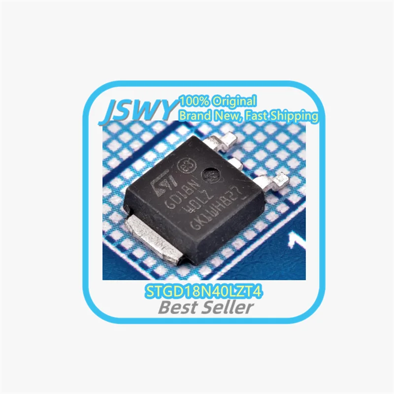 

(10/50 pieces) STGD18N40LZT4 GD18N40LZ T TO-252 Surface Mount Field Effect Transistor (IGB) - Brand New Original Product