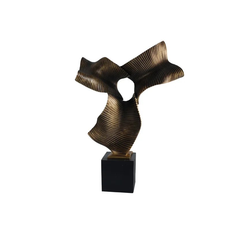

Modern European style light luxury abstract sculpture ornaments creative model house living room entrance decorations