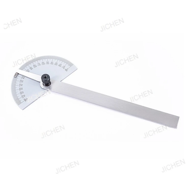 

Stainless Steel 0-180 Degree Protractor Angle Finder Ruler Goniometro Woodworking Ruler Tool Measuring Gauge