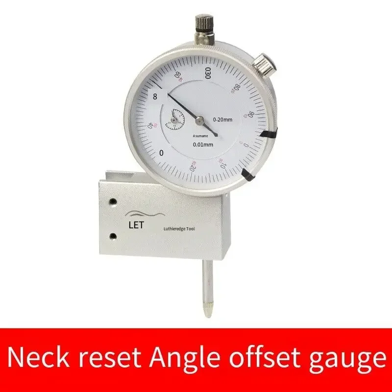 Guitar Neck Angle Meter - Dial Indicator for Neck Reset & String Action Measurement (Folk/Electric Guitar) | Bo-Hong Store Hot S