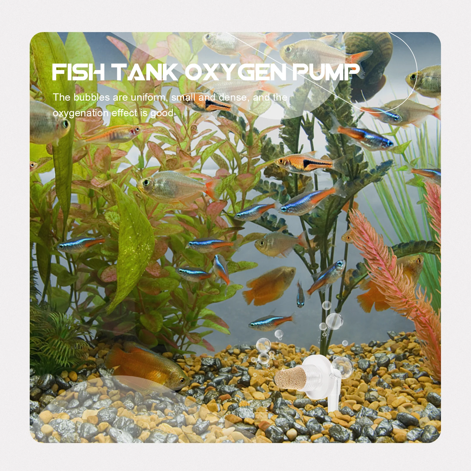 

10pcs Air Stone Bubble Diffuser Fish Tank Oxygen Enhancer Aquarium Bubbler Accessories High Quality Durable For Aquariums