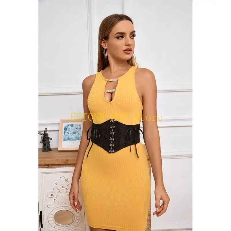 49MF 여성 탄성 코르셋 조절 가능한 로프 코르셋은 언더 버스트 코르셋 소모품