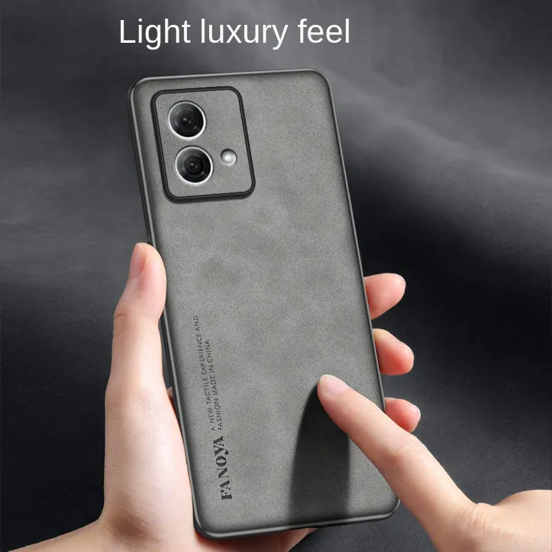 For Motorola Moto G84 XT2347 Case Shockproof PU Leather Skin Hard Cover Matte Phone Case Silicone Bumper for Moto G84 5G XT2347