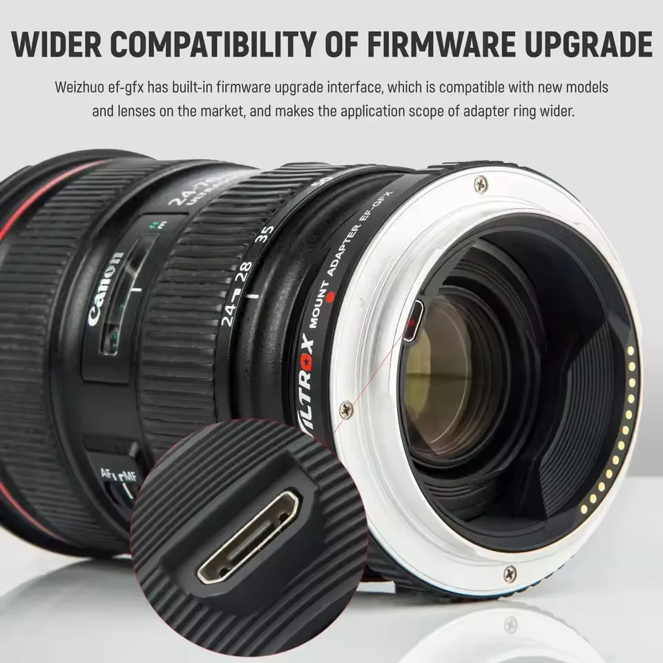 محول عدسة التركيز التلقائي VILTROX EF-GFX Pro هو لعدسة Canon EF لكاميرات Fujifilm GFX مع GFX 50S II/GFX 100S/GFX 50R #2