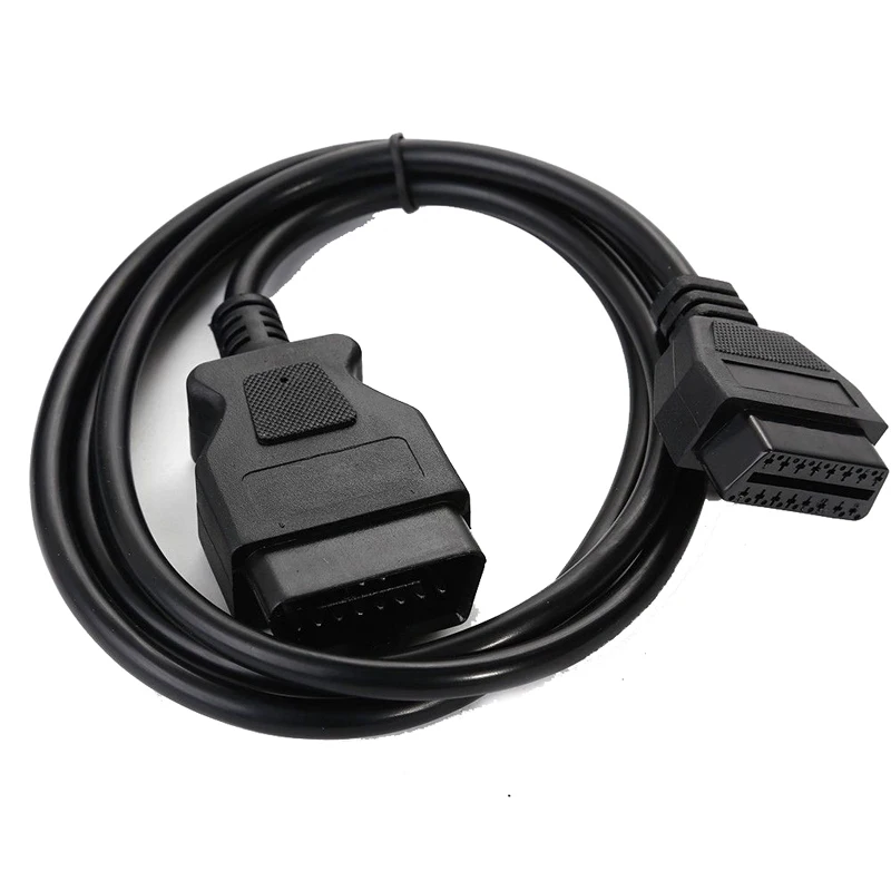 Male To Female Extension Cable Diagnostic 5ft 2 ELM327 Bluetooth OBD OBDII 16 Pin Diagnostic Extension Cable