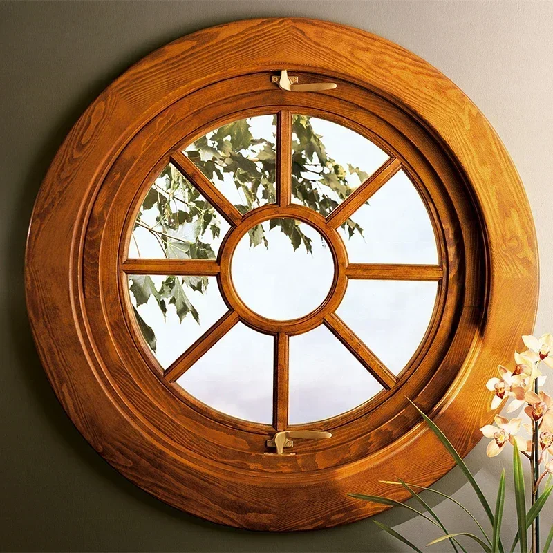 Hot Salesdesign Round Aluminium Fixed Window For Decorative Use With Burglar-proof Fixed Windows