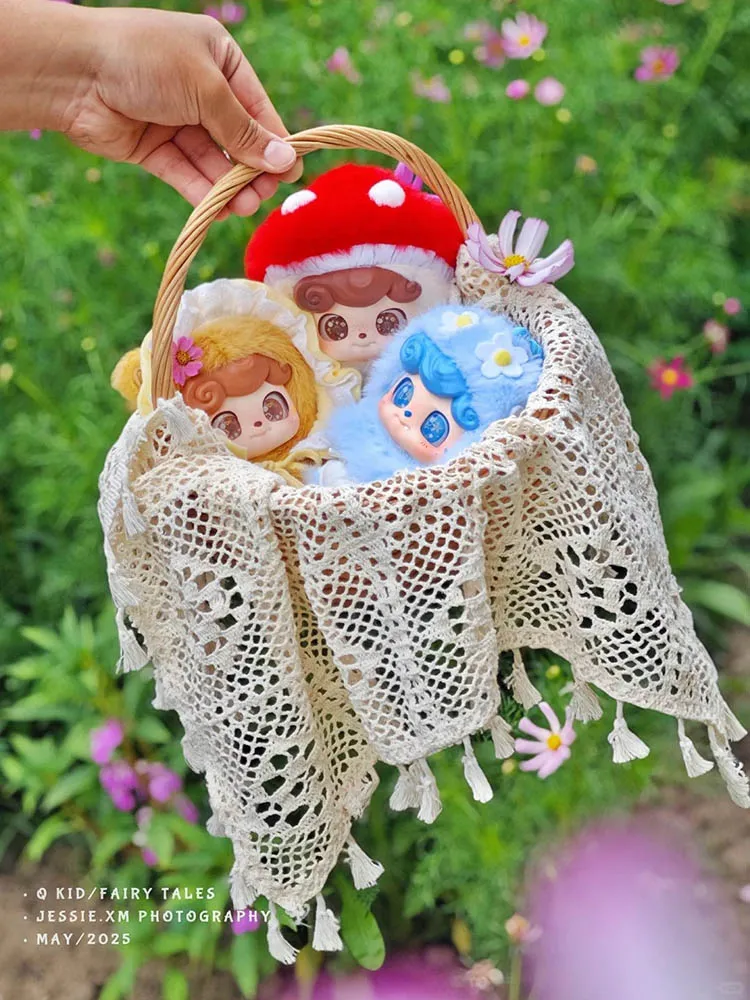 

Q.Kid Fairy Tales Blind Box Figures Kawaii Mini Resin Decor Mystical Creature Collectible Gift for Teens Women