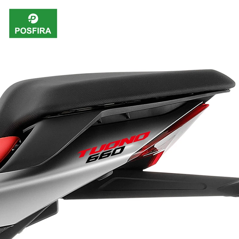 

Наклейки-декали POSFIRA из винила на заднюю панель мотоцикла для Aprilia Tuono 660 2021-2025: Декоративные аксессуары