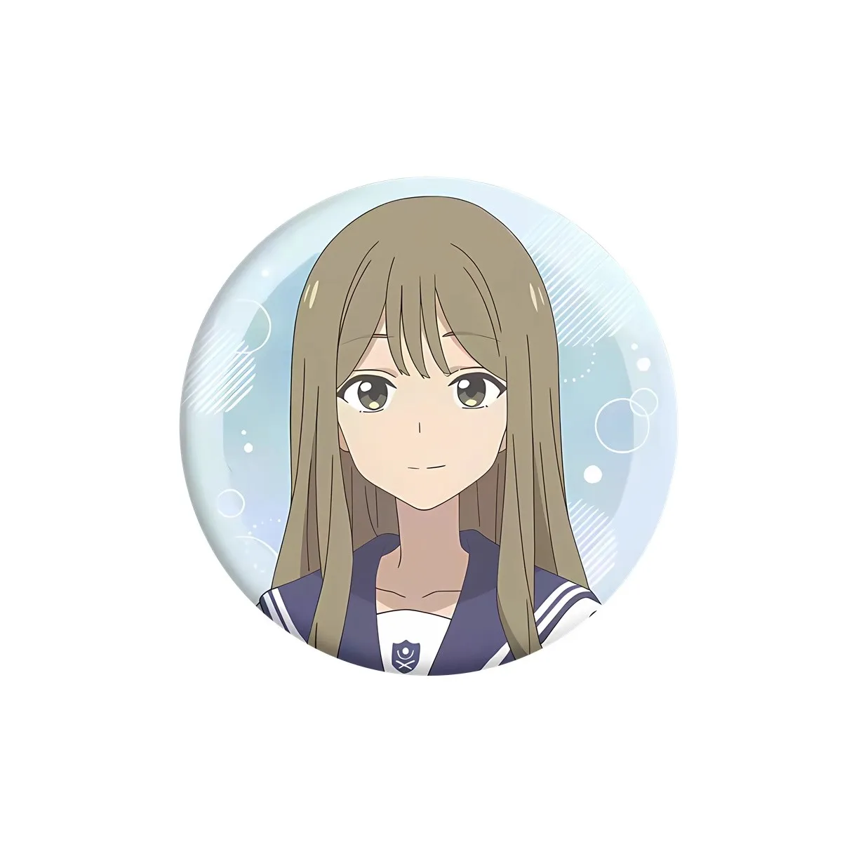 58 مللي متر أنيمي Senpai هو Otokonoko Aoi Saki Hanaoka Makoto تأثيري حلي شارة دبوس SPTE صفيح بروش الدعامة جيلف #6