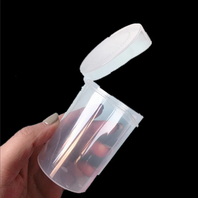 Dust-Proof Desktop Makeup Removal Lipstick Cosmetics Organizer Transparent Plastic Cotton Buds Storage Box