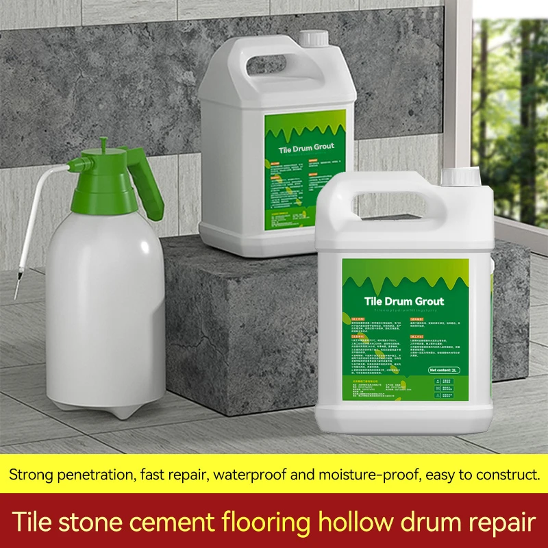 

2L tile hollow drum special glue syringe grouting tool wall repair filling grouting syringe liquid wall tiles