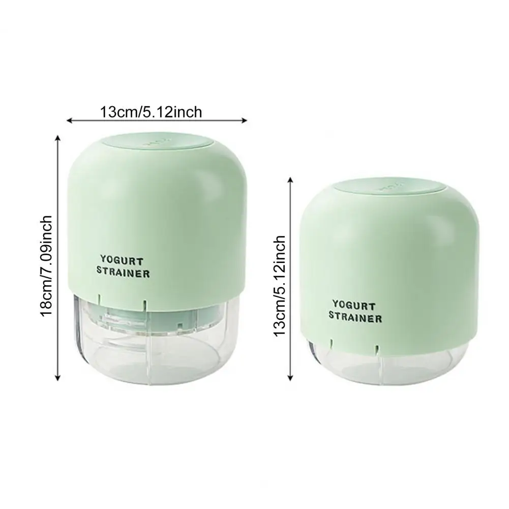 Yogurt Filter Yogurt Strainer with Pressing Lid Multi-functional Whey Separator Fine Mesh Filter for Thick Yogurt High-density