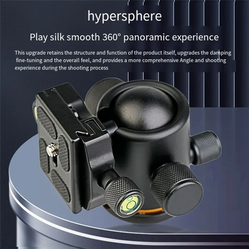 

Tripod Ball Head 360° Rotating Panoramic Ballhead Tripod Stand Replacement Parts Accessories