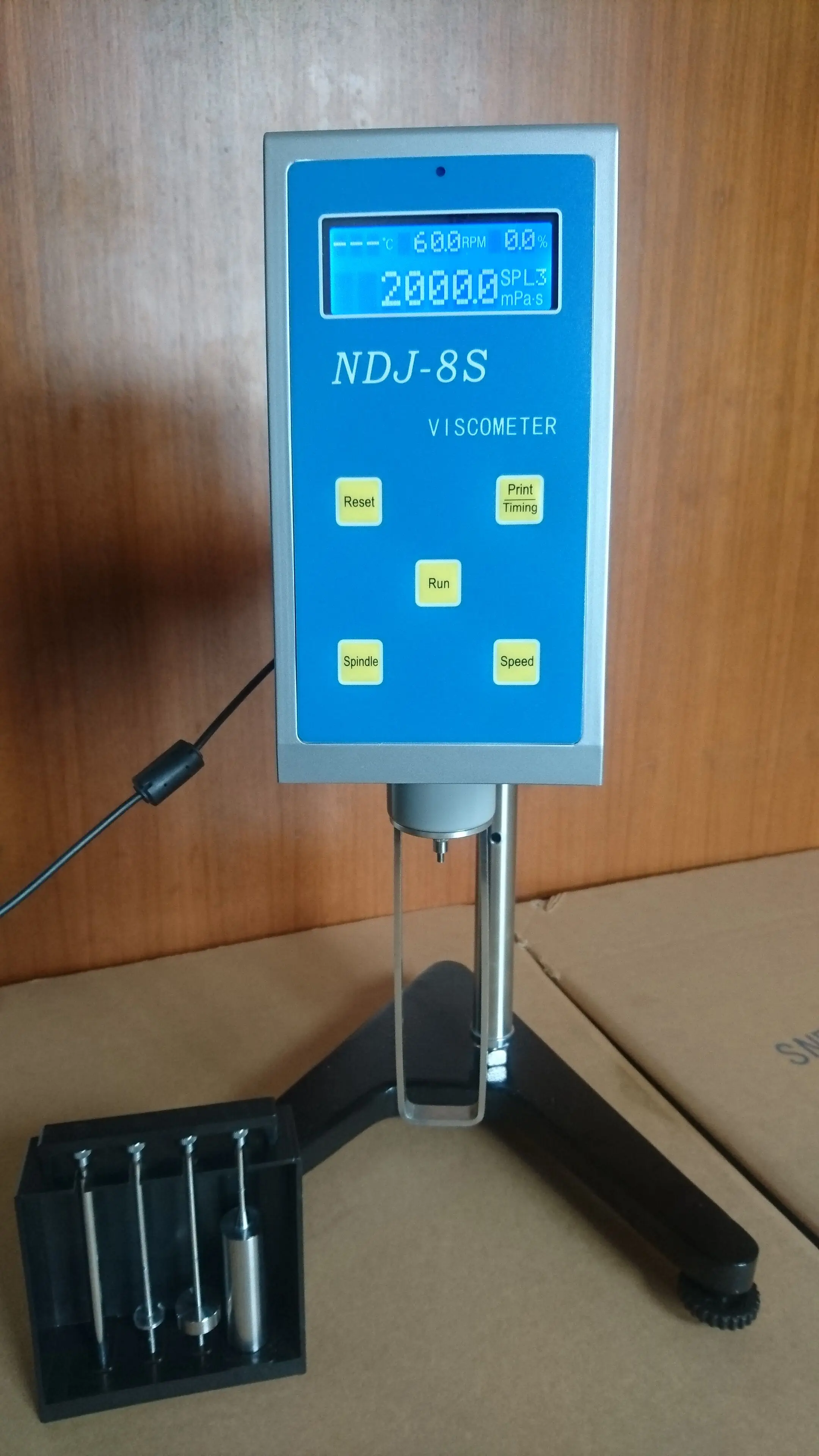 Viscometer NDJ-8S Viscosity meter Range 20 to 2000000 mPa.S Digital Rotary Viscometer