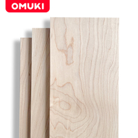 OMUKI 2pcs Maple Solid Wooden Plate Handmade Carpentry DIY House Ship Aircraft Boat Model Toys Wooden Crafts