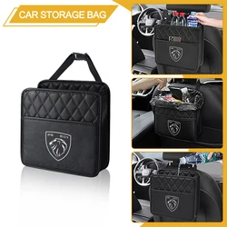 1PCS Car Seat Back Storage Box Foldable Suspension Organizer Pocket for Peugeot 206 3008 308 307 106 407 208 207 107 2008 508