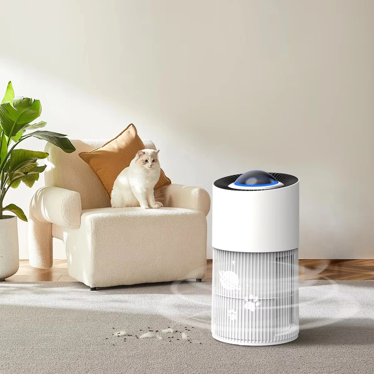 : Purificador de ar para animais de estimação