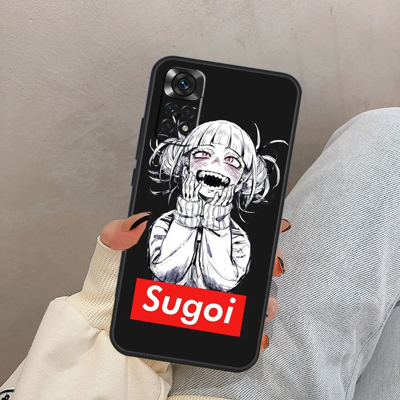 Anime Senpai Waifu Sugoi para Xiaomi Redmi Note 14 9 10 11 12 13 Pro 12S 11S funda para Redmi 15C 14C 12C 10C 13C