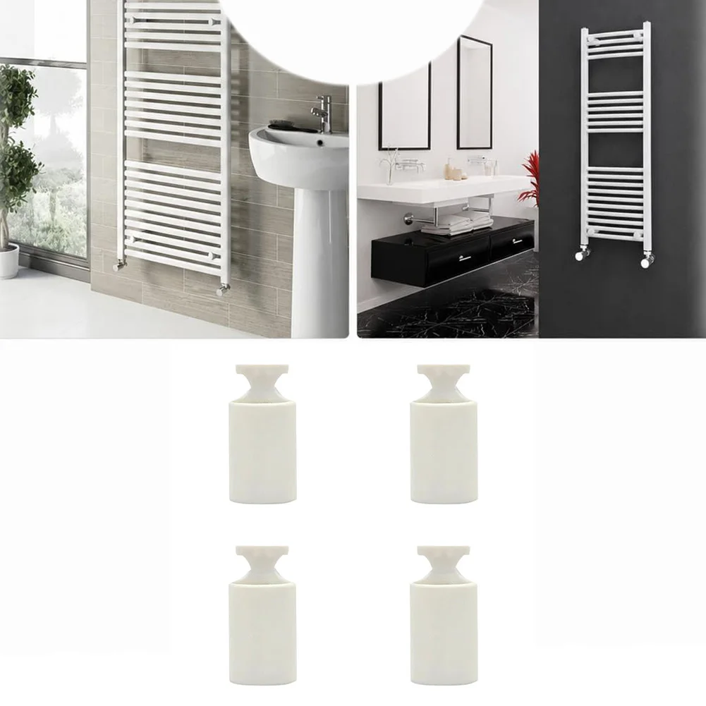 4PCS Adjustable Radiator Support Basket Electric Towel Radiator Bracket Moisture For Proof ABS 75 To 95 Mm Adjustable Fit