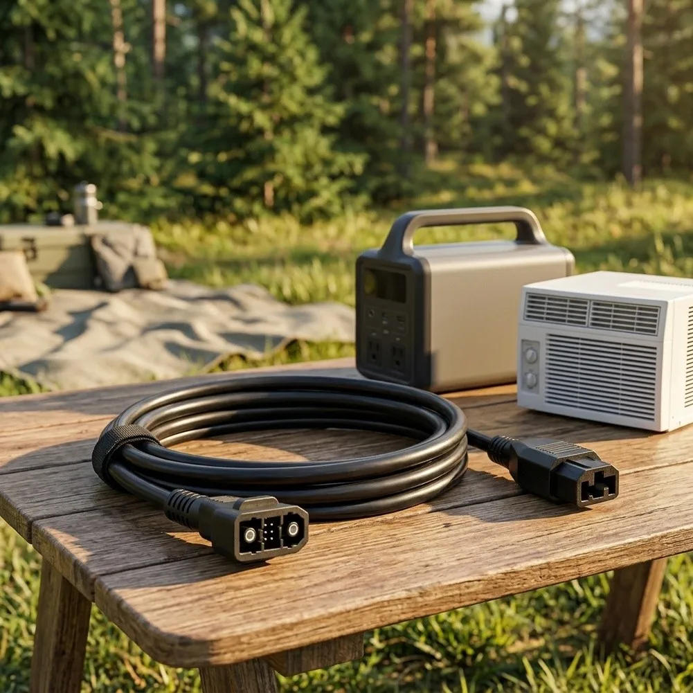 For Outdoor Adventures XT150 Extension Cable Portable Station Adapter Easy Installation Extension Cable Power Cable As Shown