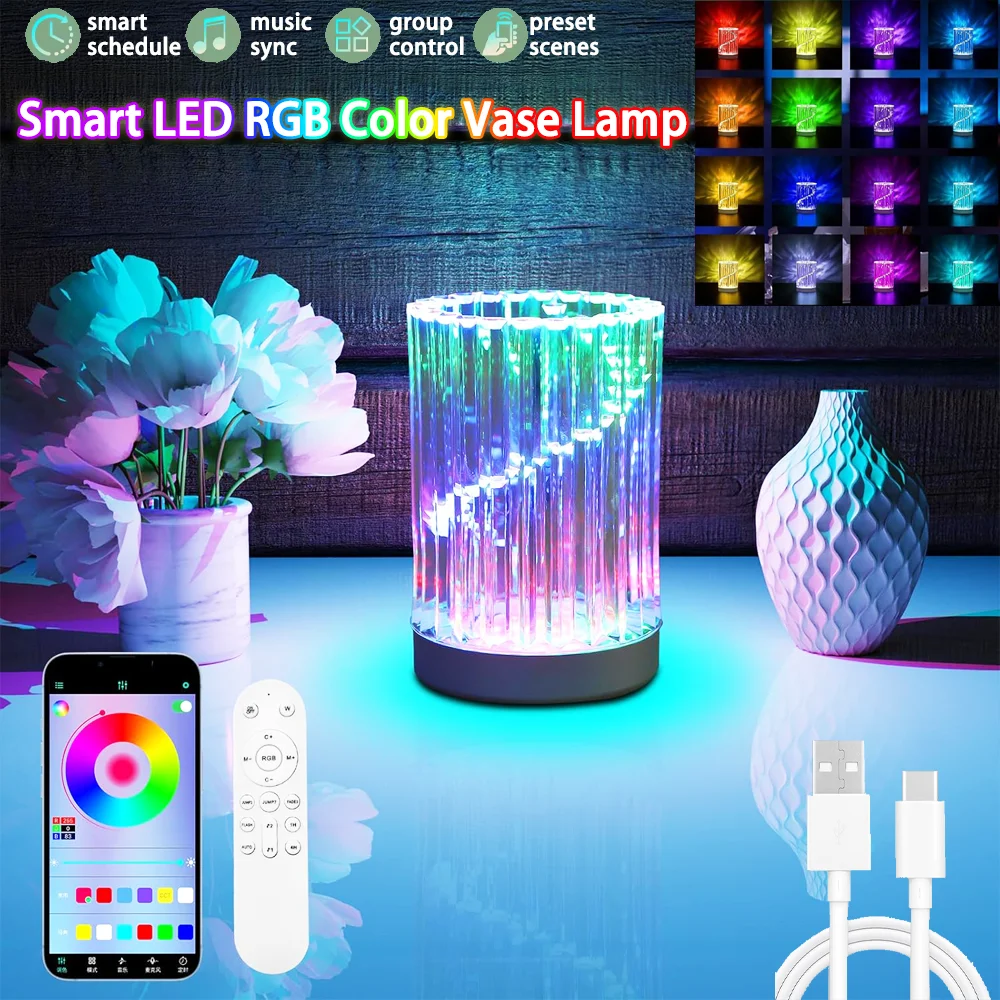 Smart Rgb Vase Lamp…