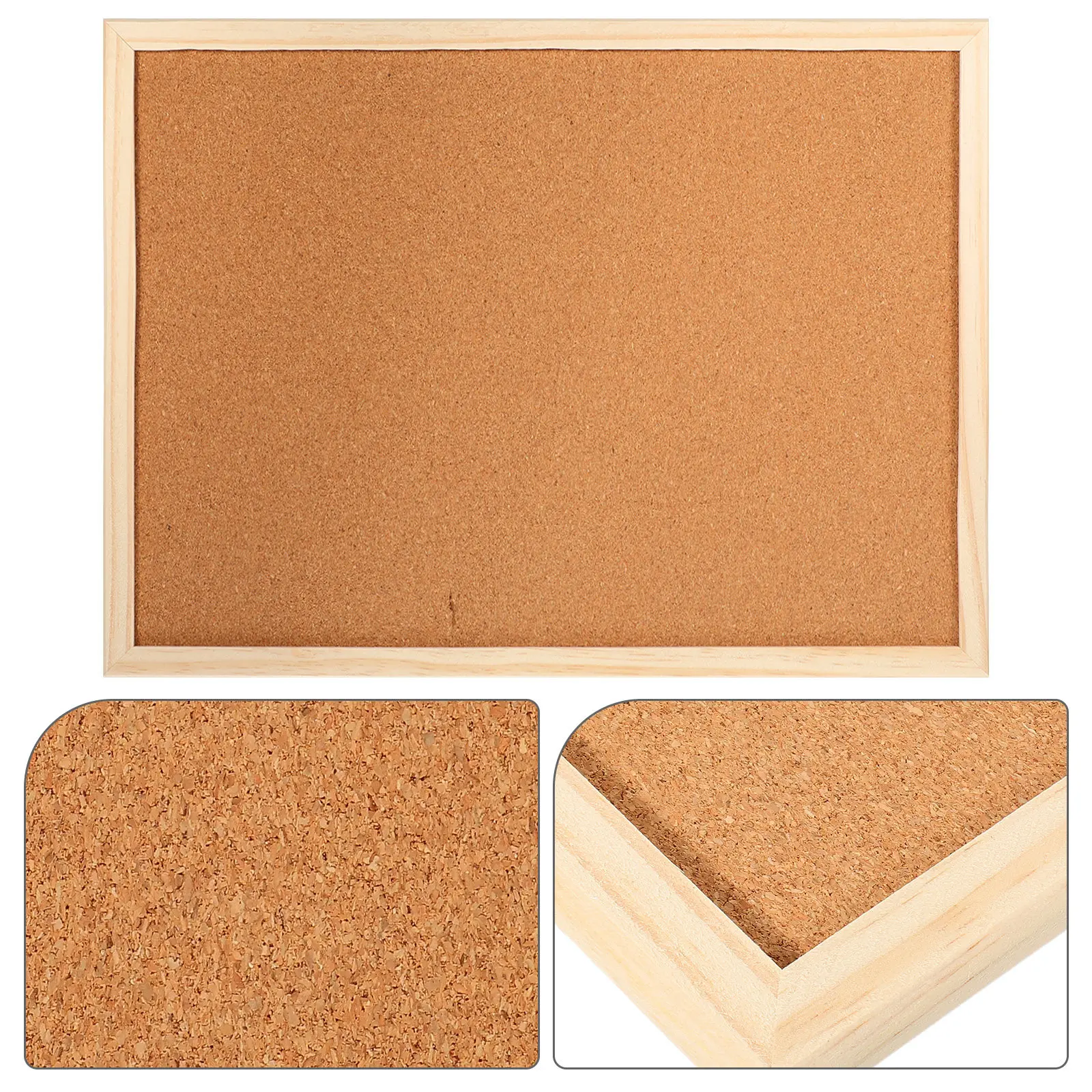 Bulletin Board Cork - 1 комплект многоразовой пробковой доски, небольшая